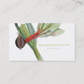 gezonde groenten en fruit visitekaartje (Achterkant)