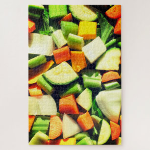 gezonde groenten legpuzzel