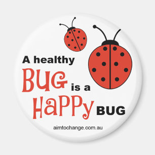Gezonde Happy Bug - fridge magnet