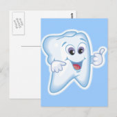 Gezonde Happy Teeth Briefkaart (Voorkant / Achterkant)
