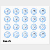 Gezonde Happy Teeth Ronde Sticker (Vel)