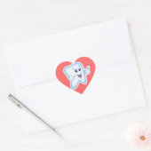 Gezonde Happy Tooth Hart Sticker (Envelop)