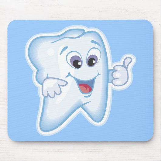 Gezonde Happy Tooth Muismat (Voorkant)