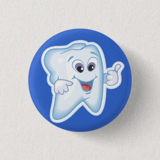 Gezonde Happy Tooth Ronde Button 3,2 Cm