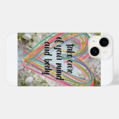 Gezonde hart Case-Mate iPhone case (Achterkant (horizontaal))