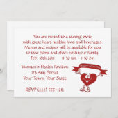 Gezonde hartcardiologie-bewustmakingssymbool voor  kaart (Voorkant / Achterkant)