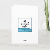 Gezonde hartcardiologie-bewustmakingssymbool voor  kaart (Achterkant)