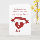 Gezonde hartcardiologie-bewustmakingssymbool voor  kaart (Gele Bloem)