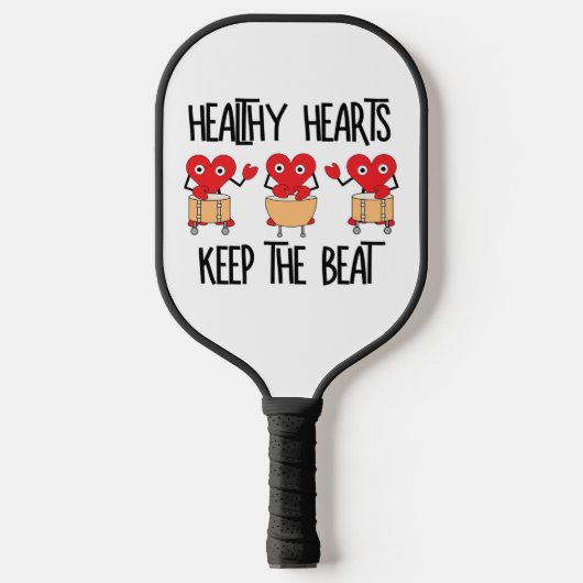 Gezonde Harten Pickleball Paddle (Voorkant)