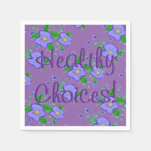 Gezonde keuzen servetten (Voorkant)