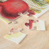 Gezonde kleurrijke Veggies zeepakket Legpuzzel (Zijkant)