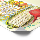 Gezonde kleurrijke Veggies  zeepakket Poster (Hoek)