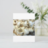 Gezonde knoflook briefkaart (Staand voorkant)