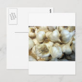 Gezonde knoflook briefkaart (Voorkant / Achterkant)
