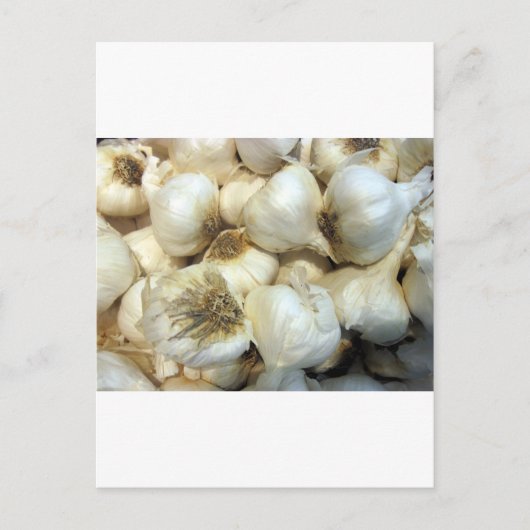 Gezonde knoflook briefkaart (Voorkant)