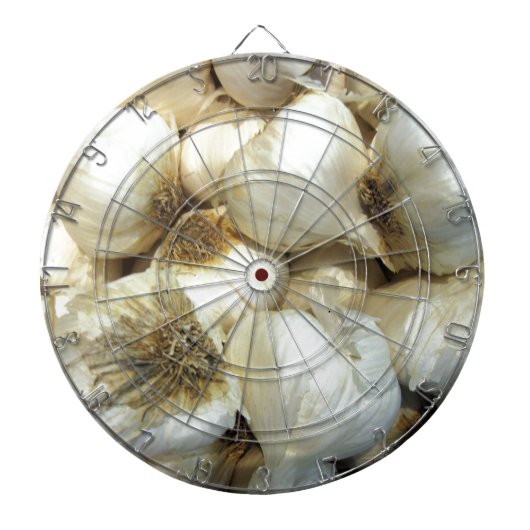 Gezonde knoflook dartbord (Voorkant)