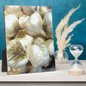 Gezonde knoflook fotoplaat (Zijkant)