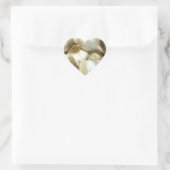 Gezonde knoflook hart sticker (Tas)