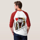 Gezonde koning (hart) t-shirt (Achterkant volledig)