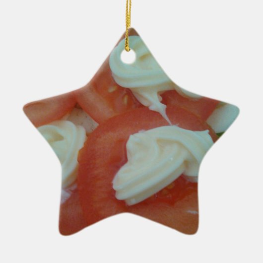 Gezonde lentessalade keramisch ornament (Voorkant)