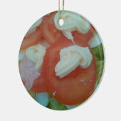 Gezonde lentessalade keramisch ornament (Links)