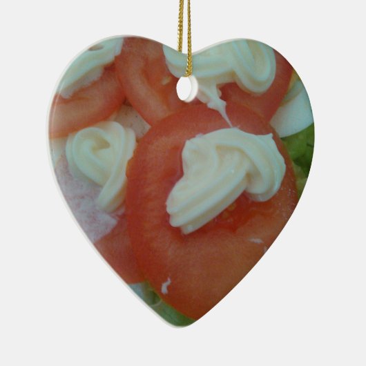 Gezonde lentessalade keramisch ornament (Rechts)