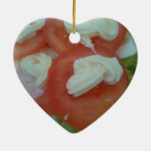 Gezonde lentessalade keramisch ornament (Achterkant)