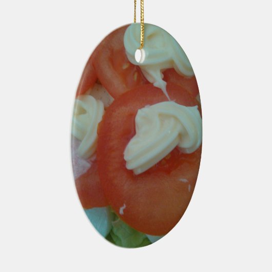 Gezonde lentessalade keramisch ornament (Rechts)