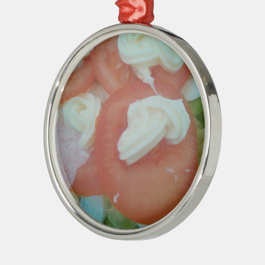 Gezonde lentessalade metalen ornament (Links)