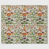 Gezonde levende groenten cadeaupapier (Vlak)