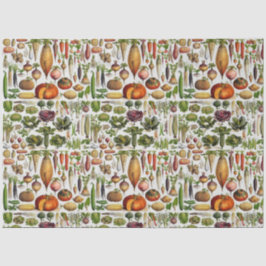 Gezonde levende groenten tissuepapier