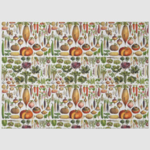 Gezonde levende groenten tissuepapier