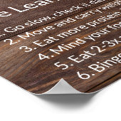 Gezonde levensduur: de toonaangevende gids voor ge poster (Hoek)