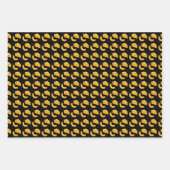 Gezonde levensmiddelen die samen gaan inpakpapier vel (Voorkant)