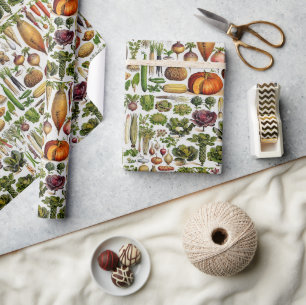 Gezonde levensmiddelen groenten cadeaupapier