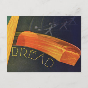 gezonde levensmiddelen, volkorenbrood briefkaart