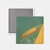 gezonde levensmiddelen, volkorenbrood magneet (Voorkant / Achterkant)