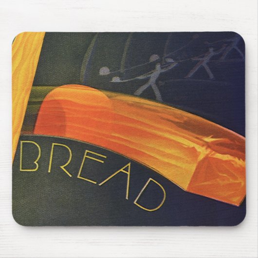 gezonde levensmiddelen, volkorenbrood muismat (Voorkant)