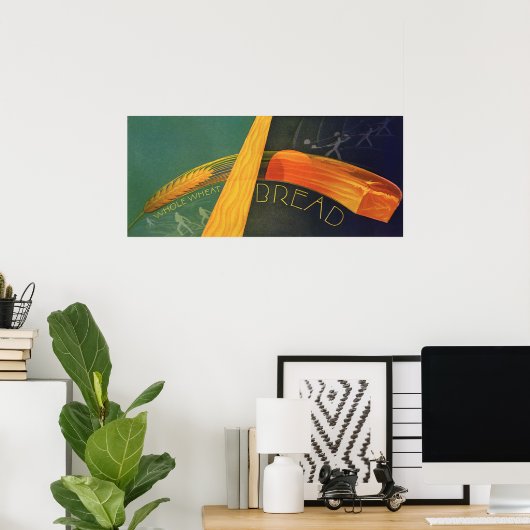  gezonde levensmiddelen, volkorenbrood poster (Thuiskantoor)
