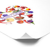 Gezonde levensstijl keuzes oefening - Hart Foto Afdruk (Hoek)