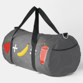 Gezonde levensstijl ontwerp plunjezak (Rechterhoek)