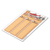 Gezonde Lichaam Doelplanner Aangepaste Notitieblok (Schuin)