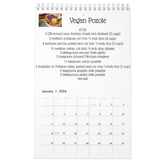 Gezonde Mexicaanse diner Kalender (Jan 2026)