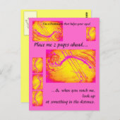 Gezonde ogen - bladwijzer voor lezers briefkaart (Voorkant / Achterkant)