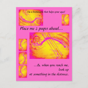 Gezonde ogen - bladwijzer voor lezers briefkaart