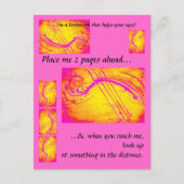 Gezonde ogen - bladwijzer voor lezers briefkaart (Voorkant)