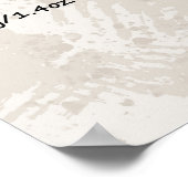 Gezonde ontbijt pasta recept illustratie poster (Hoek)