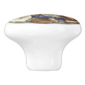 Gezonde ontbijtvruchten en noten keramische knop (Zijkant)