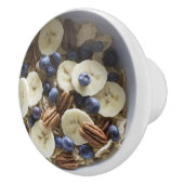 Gezonde ontbijtvruchten en noten keramische knop (Rechts)