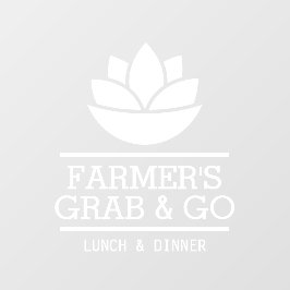 Gezonde salade groenten eten, restaurant raamsticker